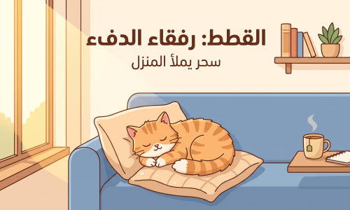 القطط: رفقاء الدفء وأميرات المنازل